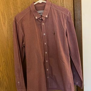 U.S Polo Burgundy Dress shirt